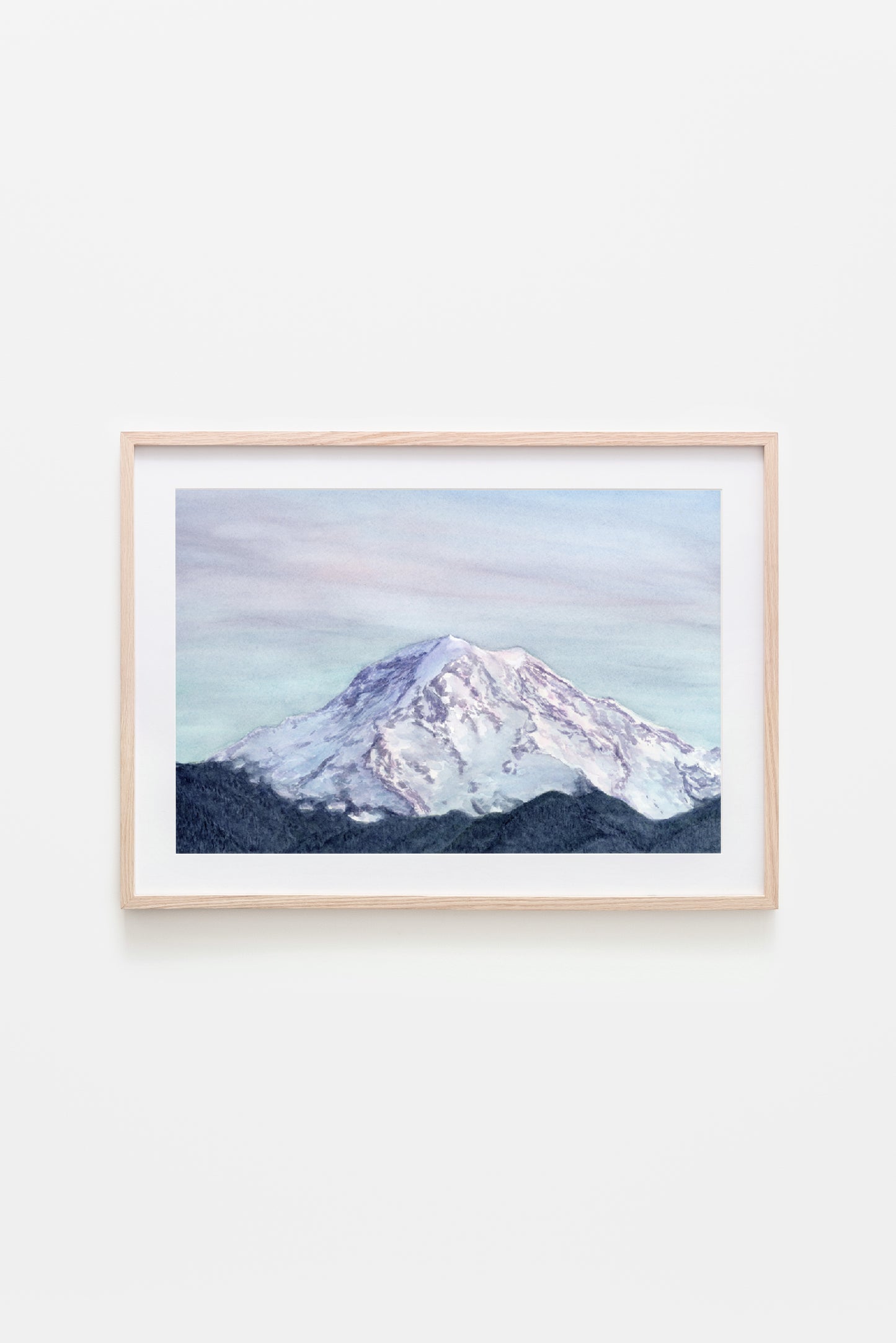 Snow-Capped Majesty, a painting of Mt. Rainier
