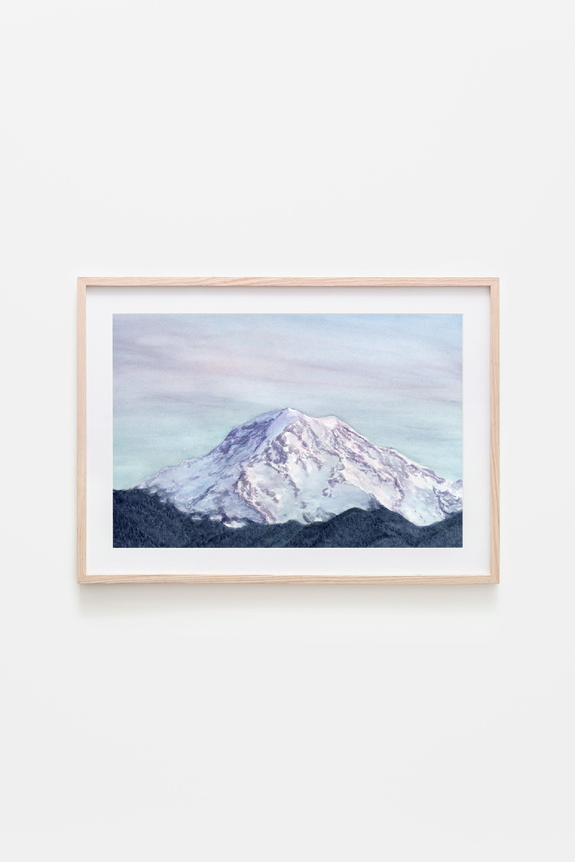 Snow-Capped Majesty, a painting of Mt. Rainier 